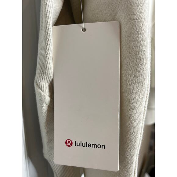 NEW Lululemon Scuba Oversized Pullover Wordmark in Bone XL/XXL - Picture 13 of 16